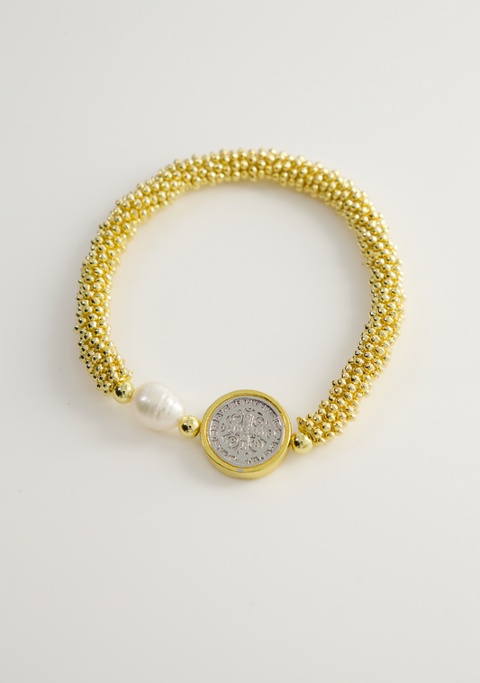 Pulsera San Benito con Perla de Río