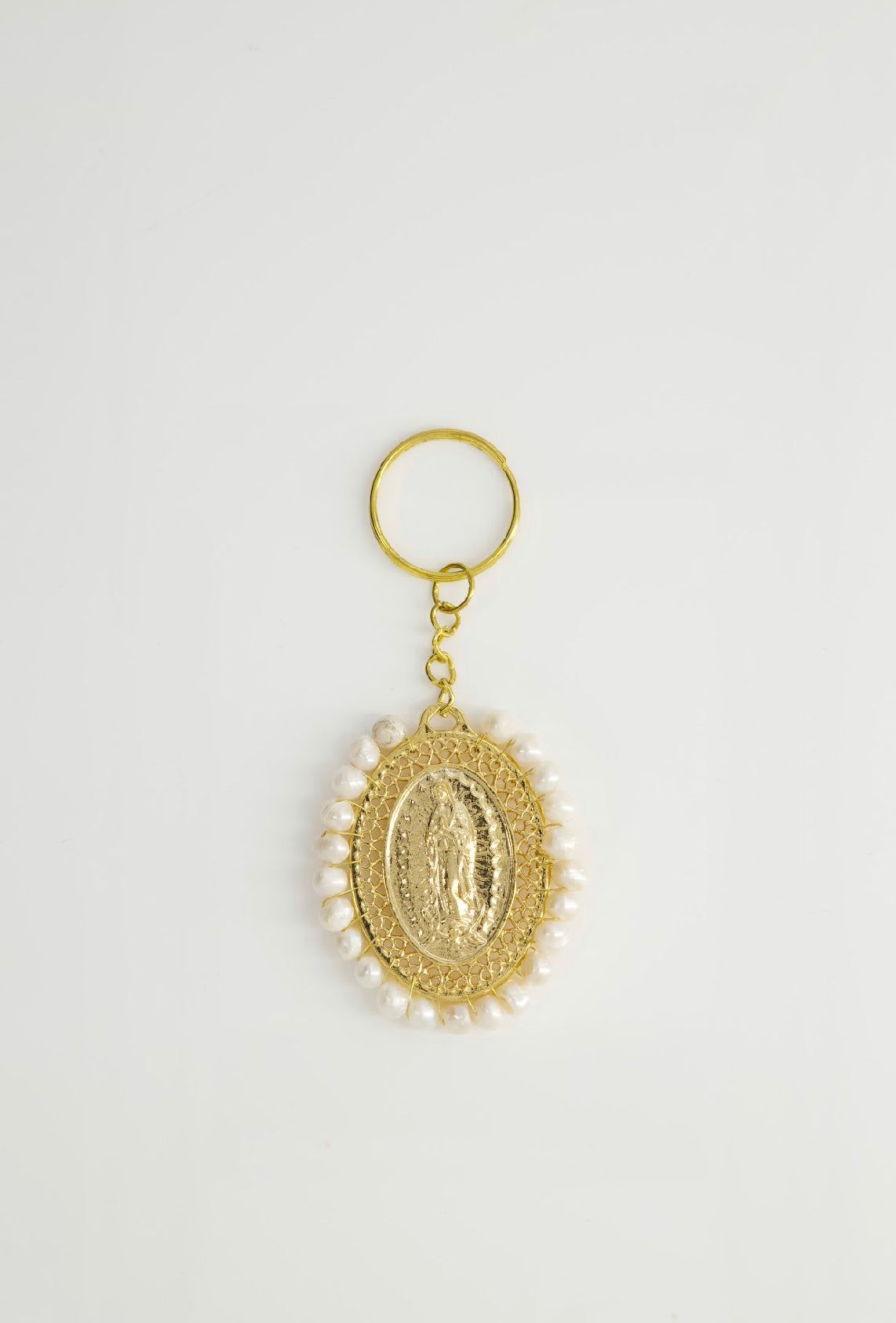 Llavero Virgen de Guadalupe Perla de Río