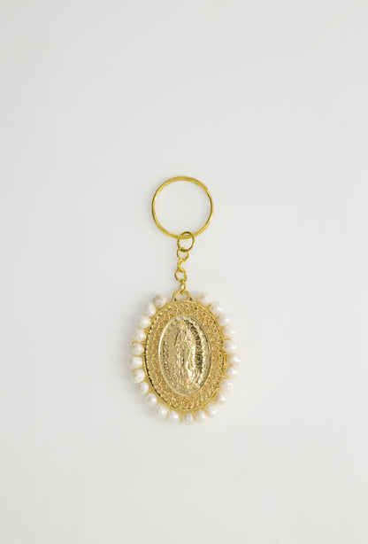 Llavero Virgen de Guadalupe Perla de Río